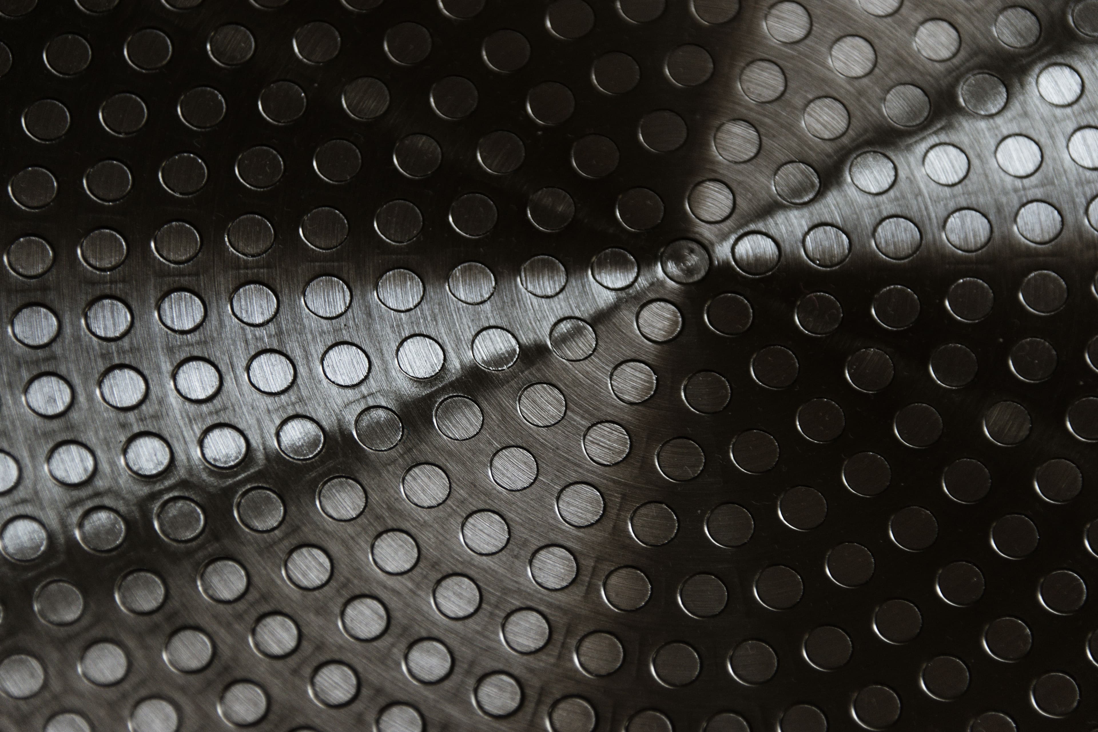 A machined metal surface